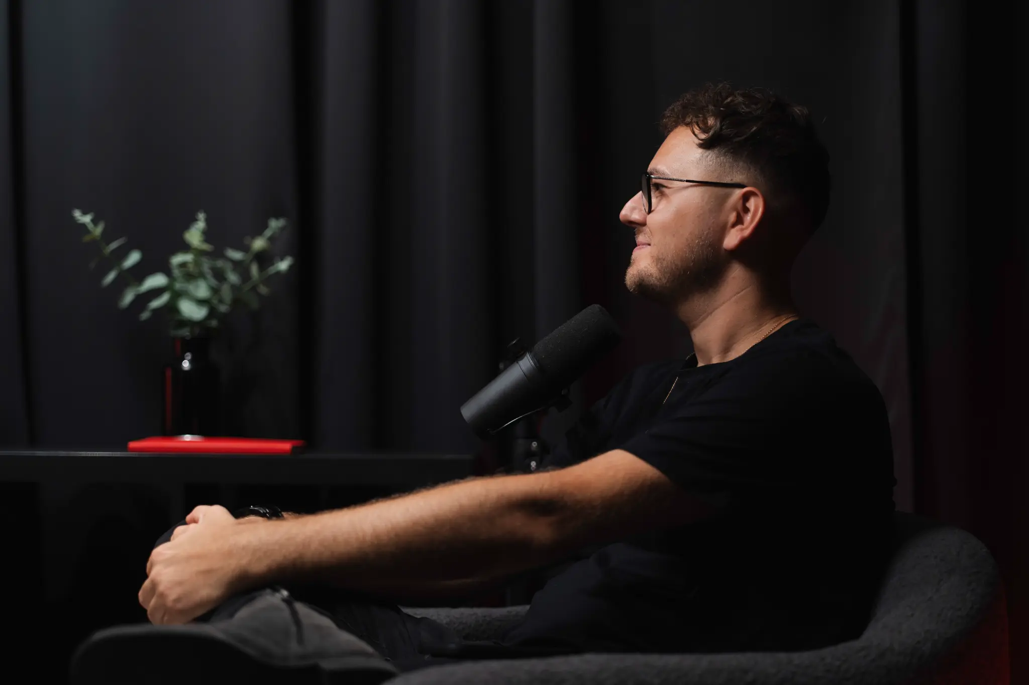 Studio in action